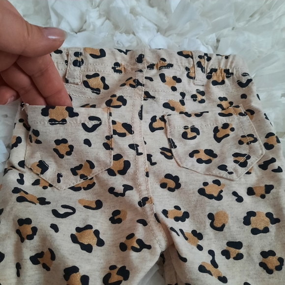 Kitty Cat Retro 3-6M Bundle Embroidered Cardigan Leopard Print Leggings 2 Pieces - Picture 2 of 10